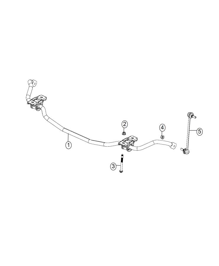 Diagram Front Stabilizer Bar. for your 2003 Chrysler 300  M 