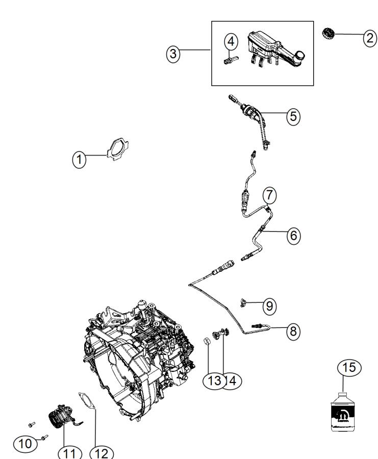 Controls, Hydraulic Clutch. Diagram