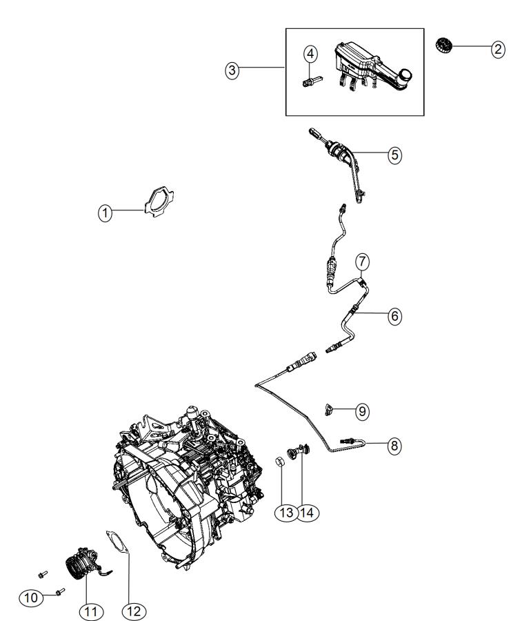 Diagram Controls, Hydraulic Clutch. for your Ram