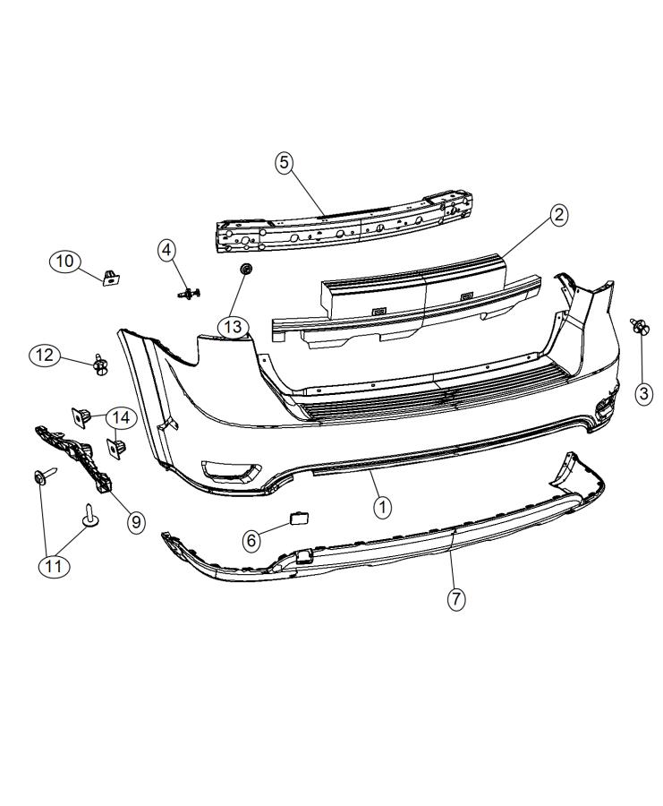 Fascia, Rear. Diagram