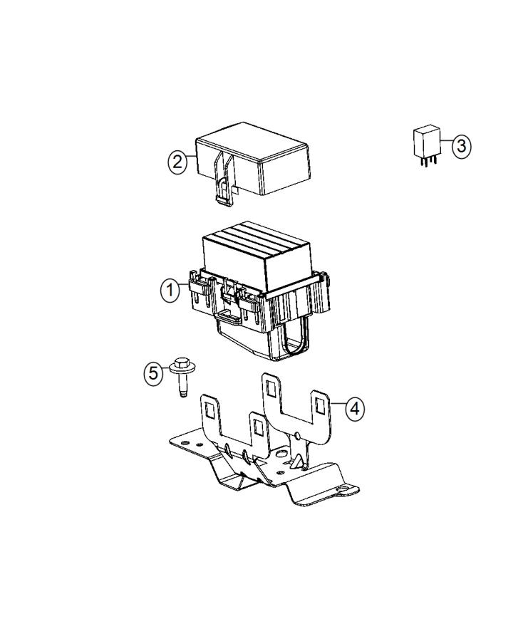 Diagram Power Distribution Center. for your Jeep Grand Cherokee  