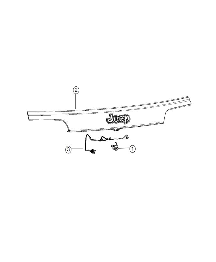 Diagram Rear View Camera System. for your Jeep