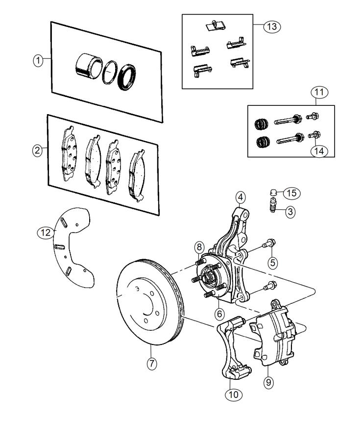 Brakes, Front. Diagram