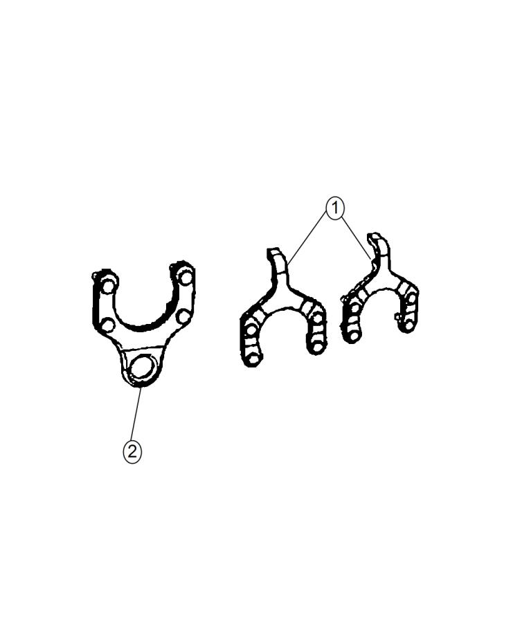 Full size assembly image of Tow Hooks, Front. (1/1)