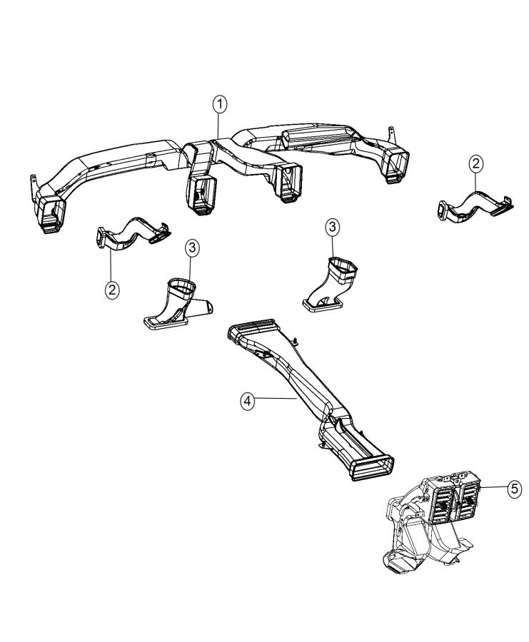 Diagram Ducts. for your 2004 Chrysler 300  M 