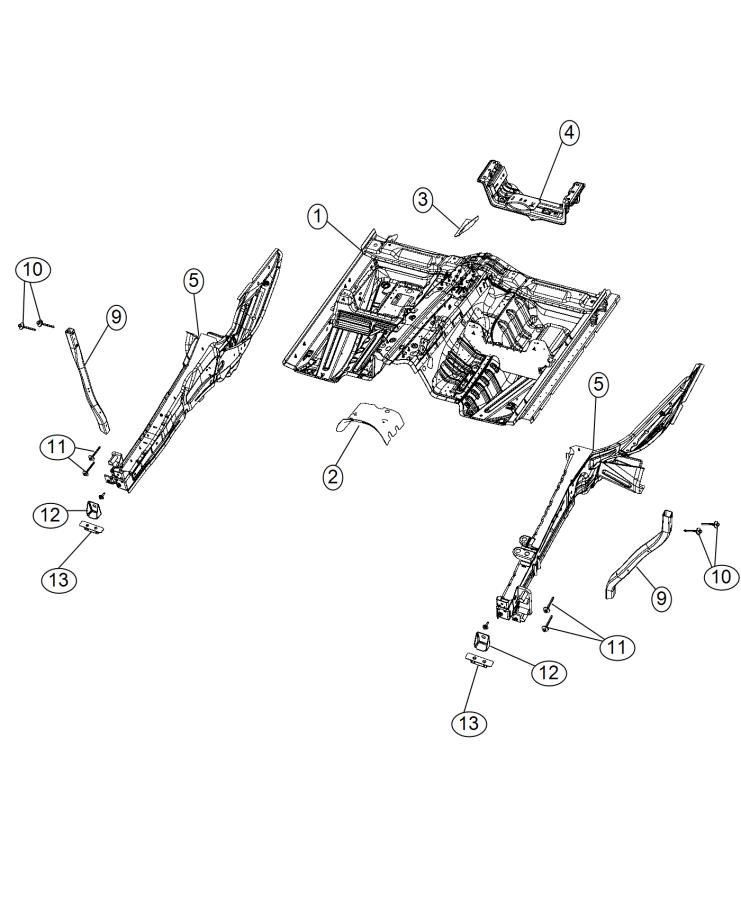 Front Floor Pan. Diagram