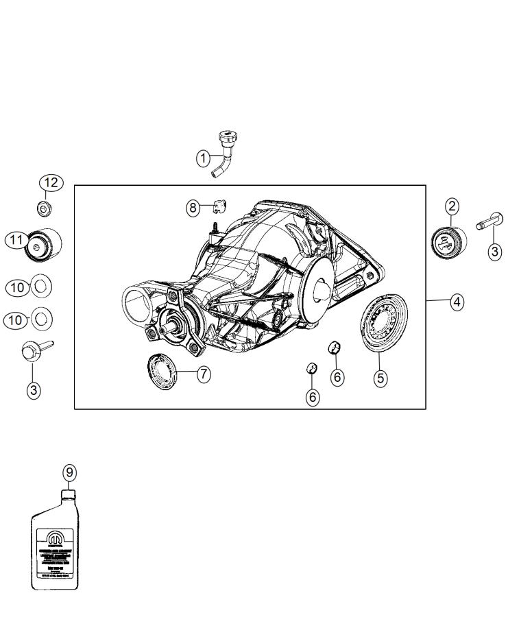 Diagram Axle Assembly and Components. for your Jeep Grand Cherokee  