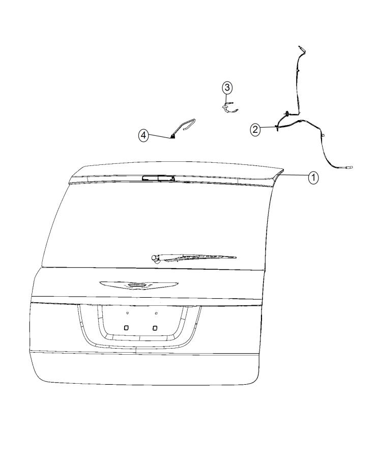 Diagram Washer System Rear. for your 2015 Dodge Grand Caravan   