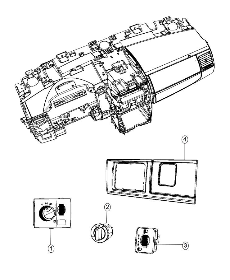 Diagram Switches Lighting. for your 2020 Dodge Journey   