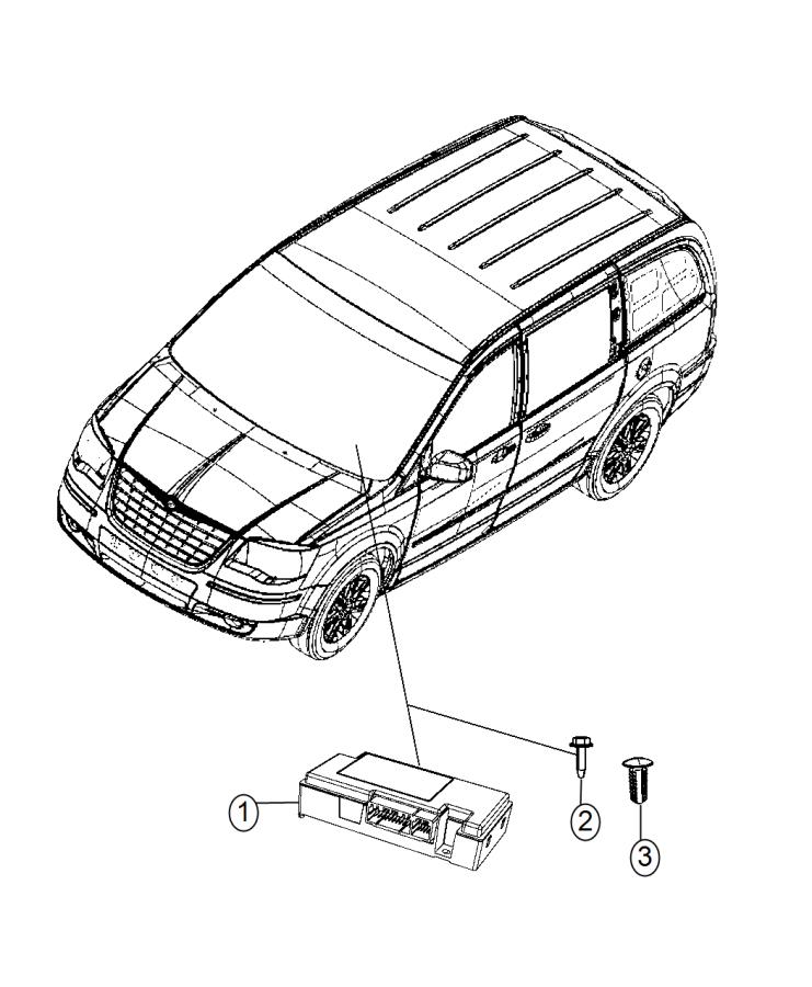 Diagram Telecommunication System. for your 2015 Chrysler Town & Country   