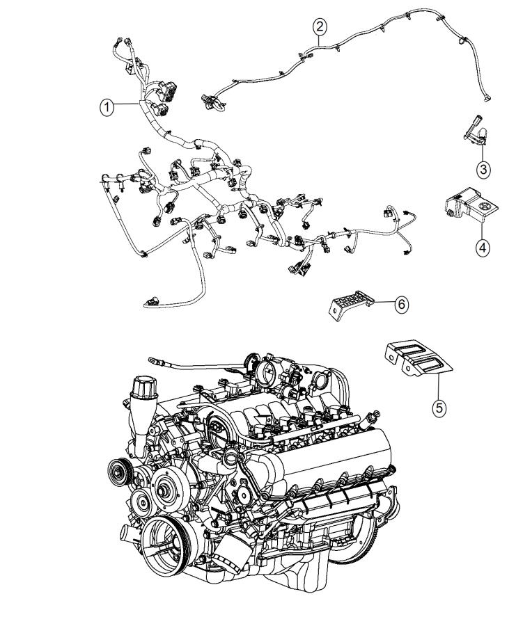 Diagram Wiring, Engine. for your Ram 5500  