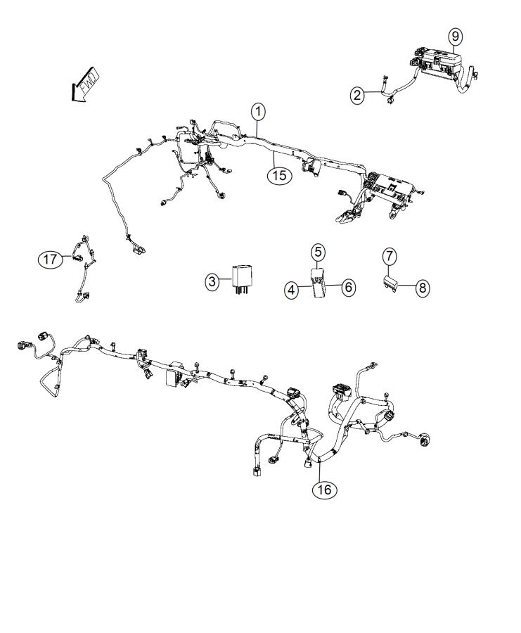 Diagram Wiring, Dash and Front End. for your 2020 Ram 5500   