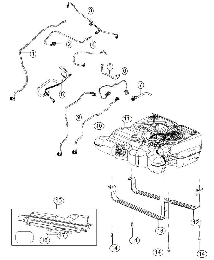 Diagram Fuel Tank. for your Dodge Grand Caravan  