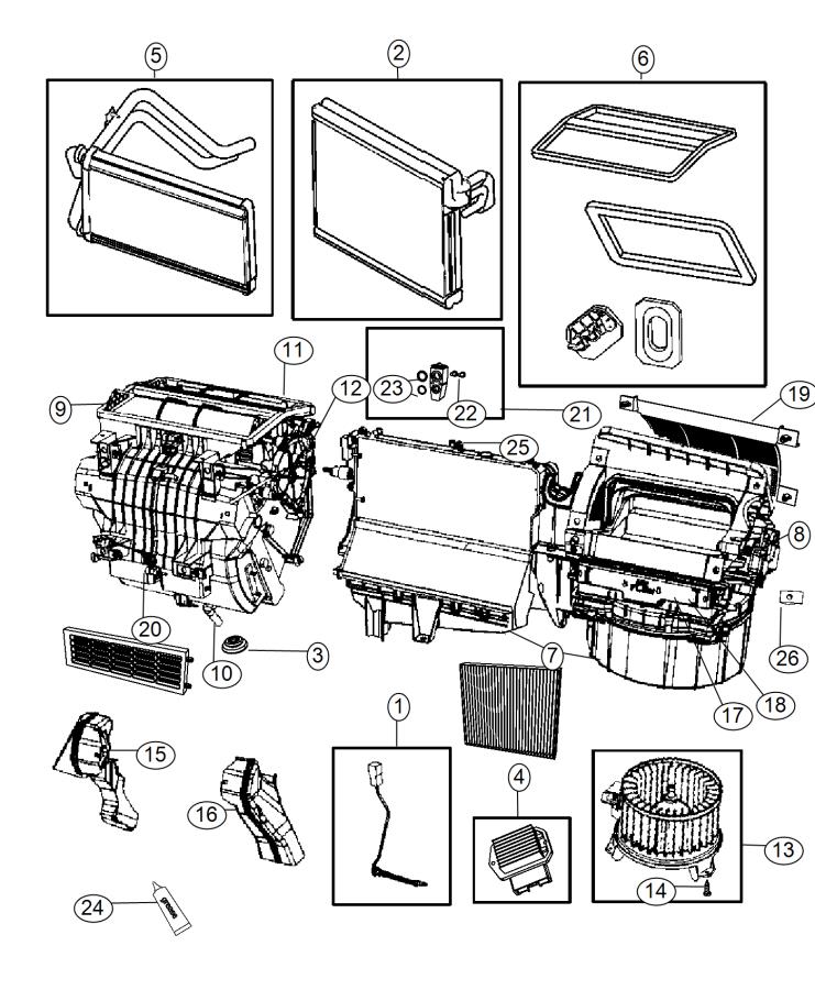 Diagram A/C and Heater Unit [Headlamp Off Time Delay]. for your 2002 Chrysler 300  M 