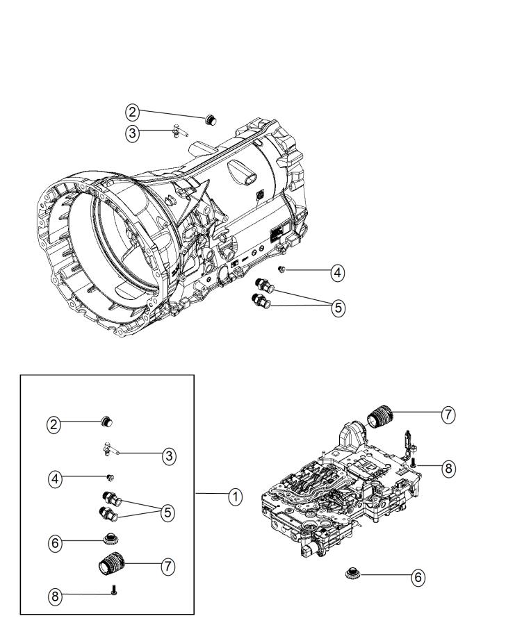 Case and Attaching Parts. Diagram