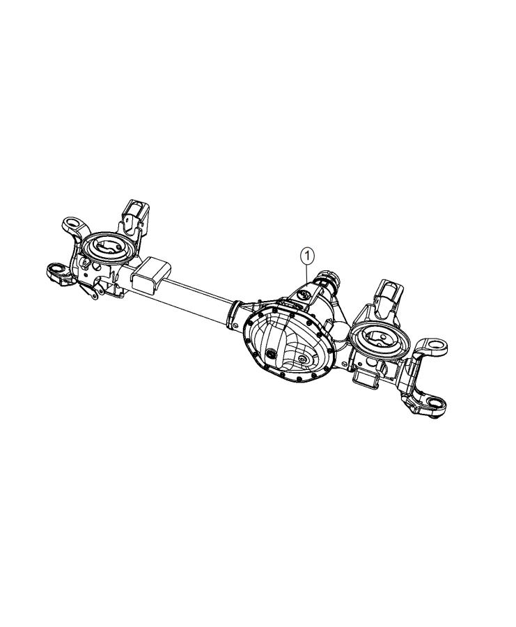 Diagram Axle Assembly. for your 2007 Dodge Dakota   