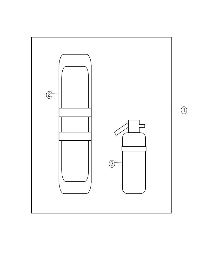 Diagram Emergency Kit. for your Dodge
