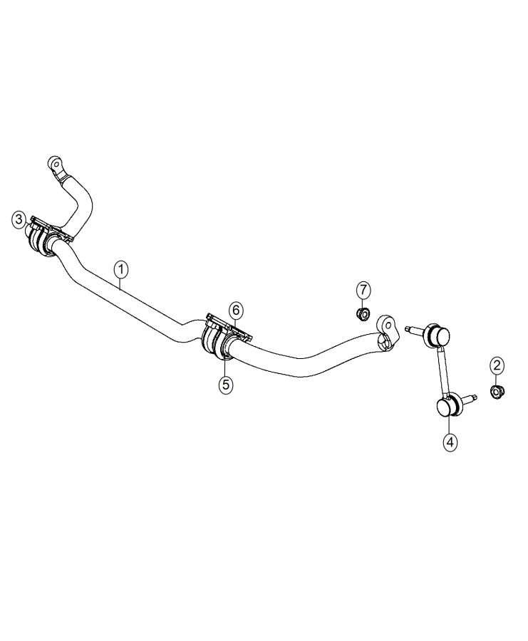 Diagram Stabilizer Bar,Front. for your Jeep