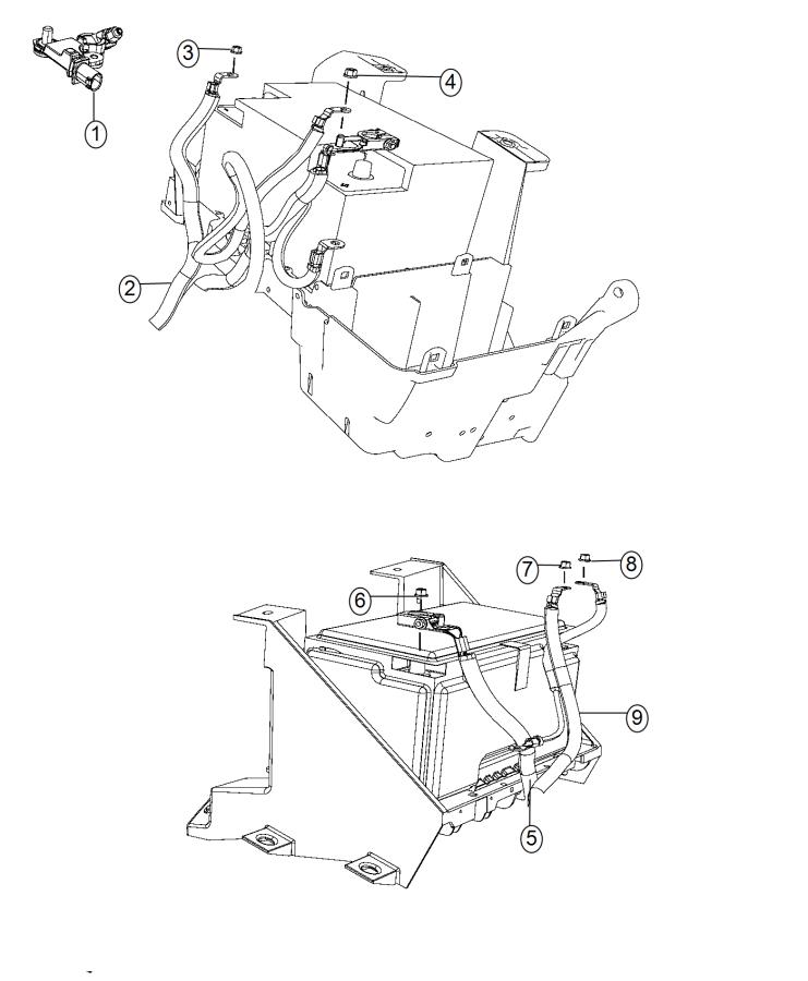 Diagram Battery Wiring. for your 2009 Ram 5500   