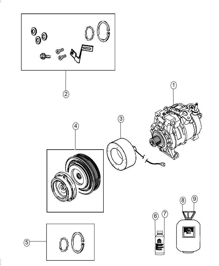 Diagram A/C Compressor. for your Chrysler 300  M