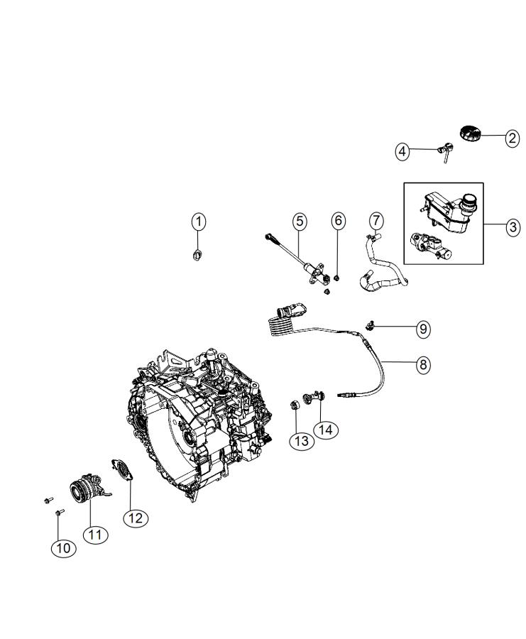 Controls, Hydraulic Clutch. Diagram