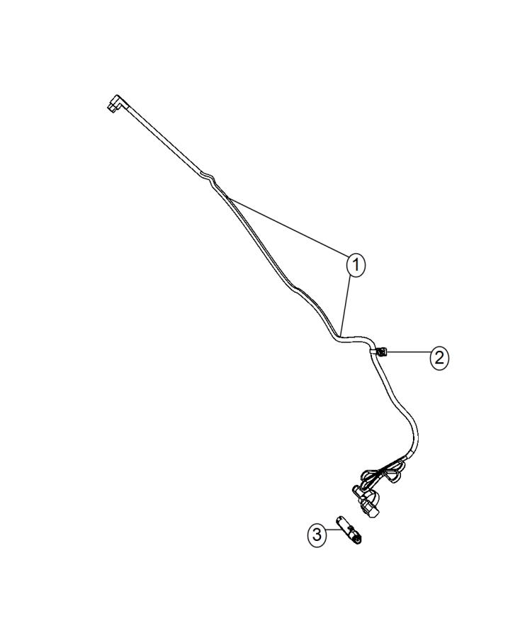 Diagram Engine Cylinder Block Heater 2.4L [2.4L I4 MultiAir Engine]. for your 2022 Ram 2500   