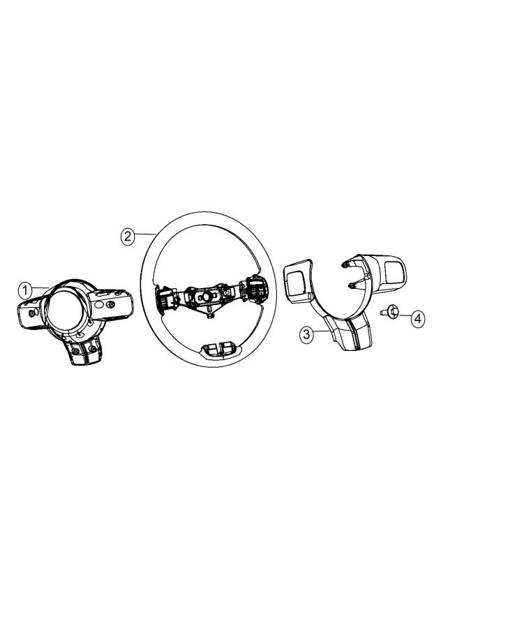 Steering Wheel Assembly. Diagram