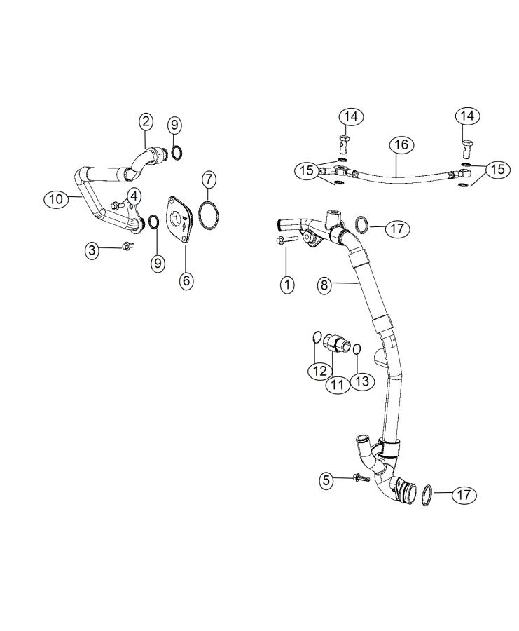 EGR Cooling System. Diagram