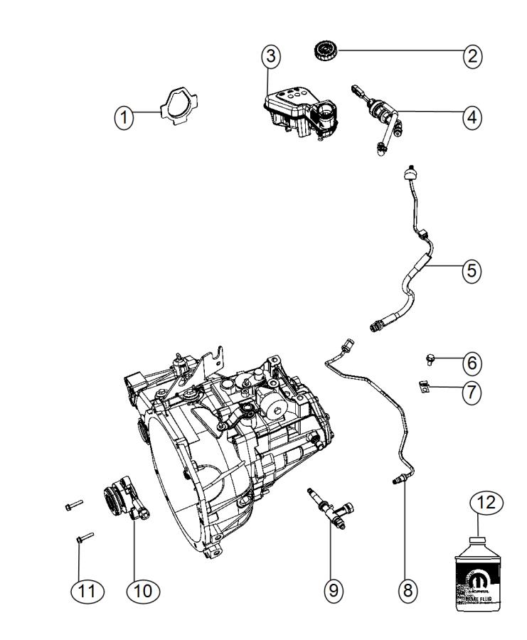 Diagram Controls,Hydraulic Clutch,FWD/RWD/AWD. for your Jeep Compass  