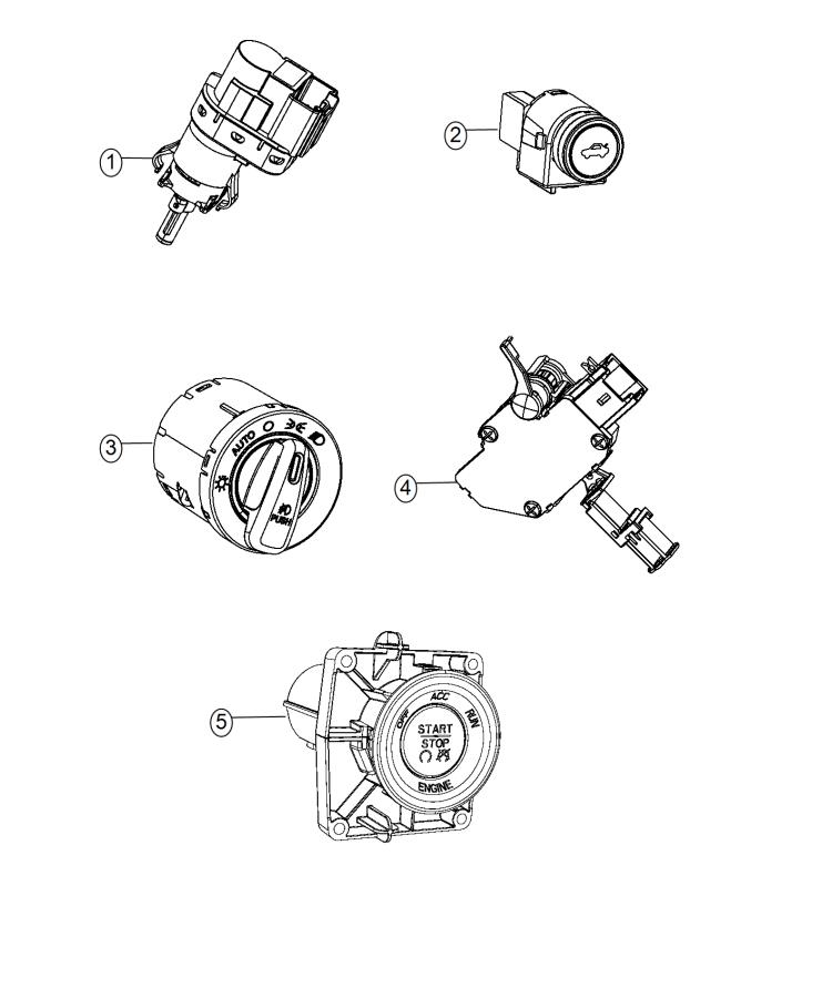 Switches, Instrument Panel. Diagram