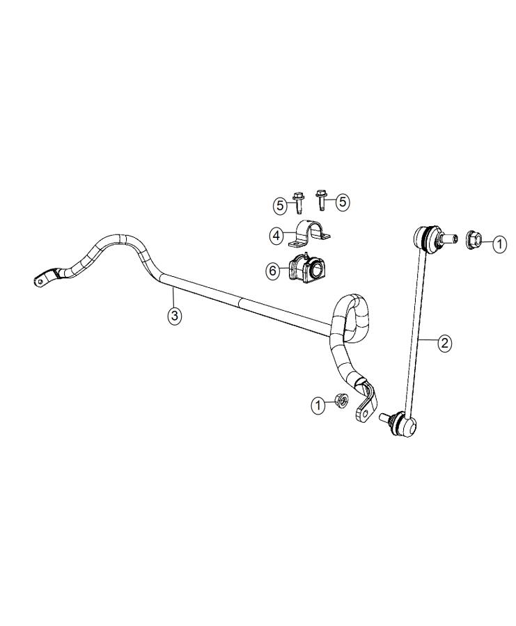 Diagram Stabilizer Bar, Front. for your Jeep Patriot  