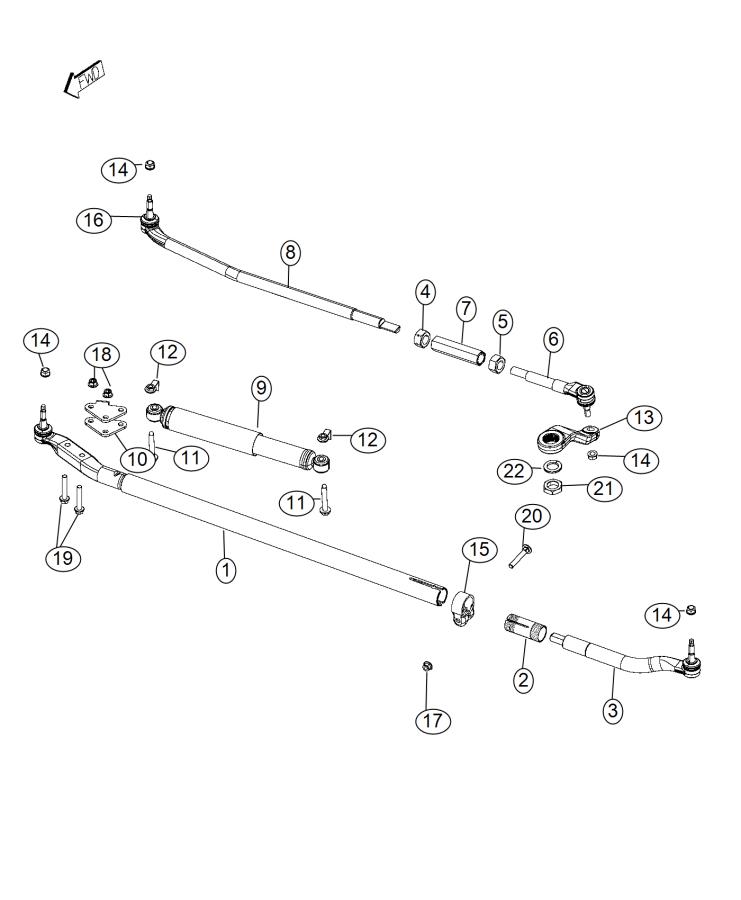 Steering Linkage. Diagram