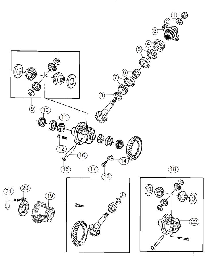 Differential Assembly. Diagram