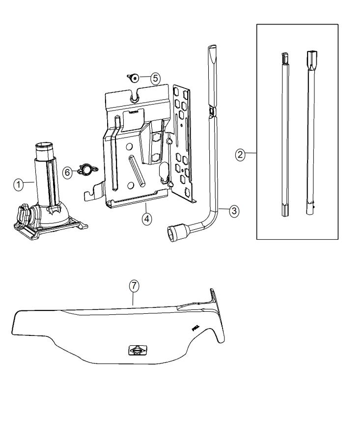 Diagram Jack Assembly And Tools. for your 2023 Ram 1500   