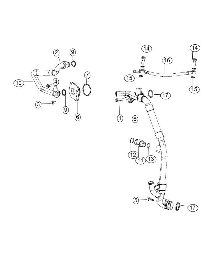 EGR Cooling System. Diagram