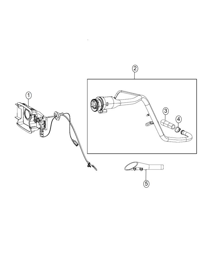 Diagram Fuel Tank Filler Tube. for your Dodge Charger  