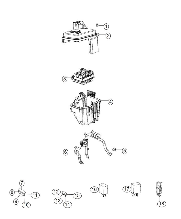 Power Distribution Center. Diagram