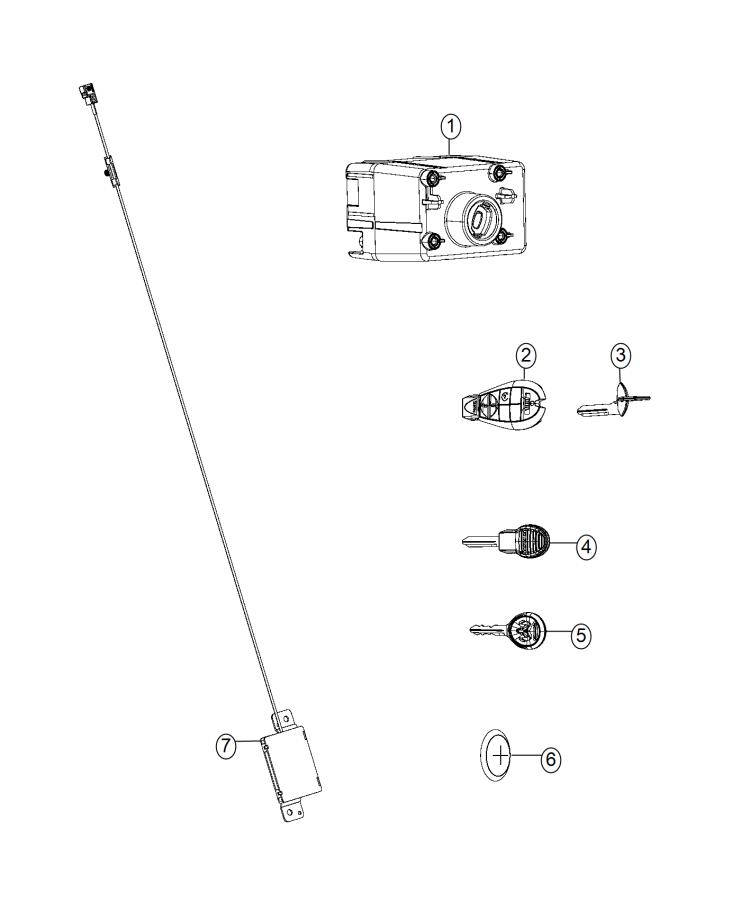 Module, Receiver, Transmitter, And Keys. Diagram