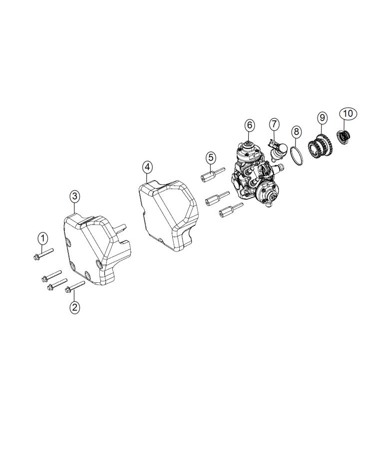 Fuel Injection Pump, 3.0L [3.0L V6 Turbo Diesel Engine]. Diagram