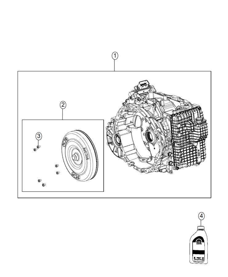 Diagram Transmission / Transaxle Assembly. for your Jeep