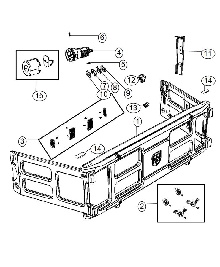 Diagram Ram Box Divider/Extender. for your Ram 1500  