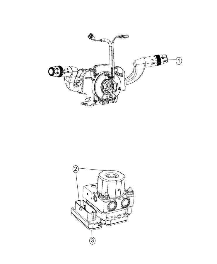 Diagram Modules, Brakes, Suspension and Steering. for your 1997 Dodge Avenger   