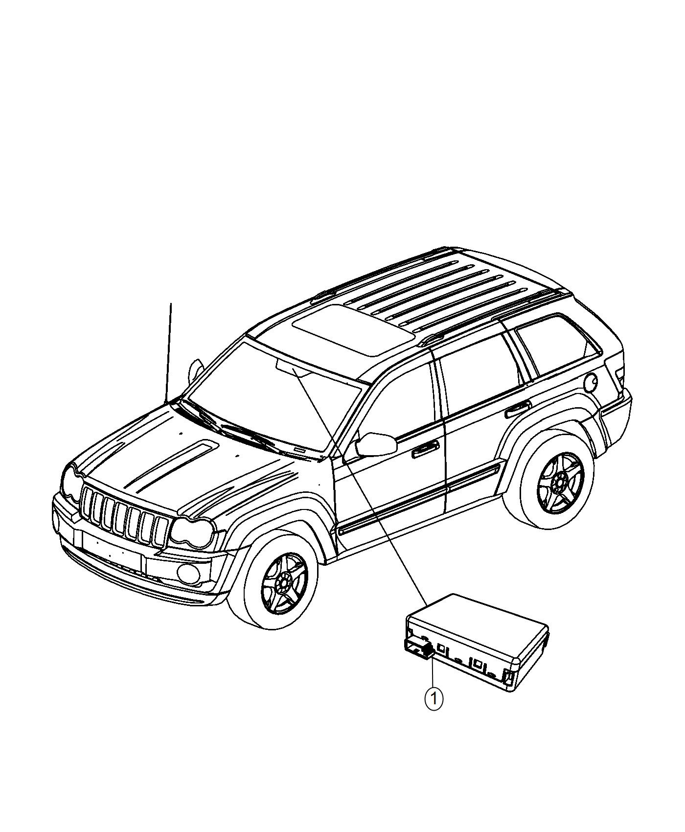 Diagram Modules Overhead. for your 2004 Chrysler 300  M 