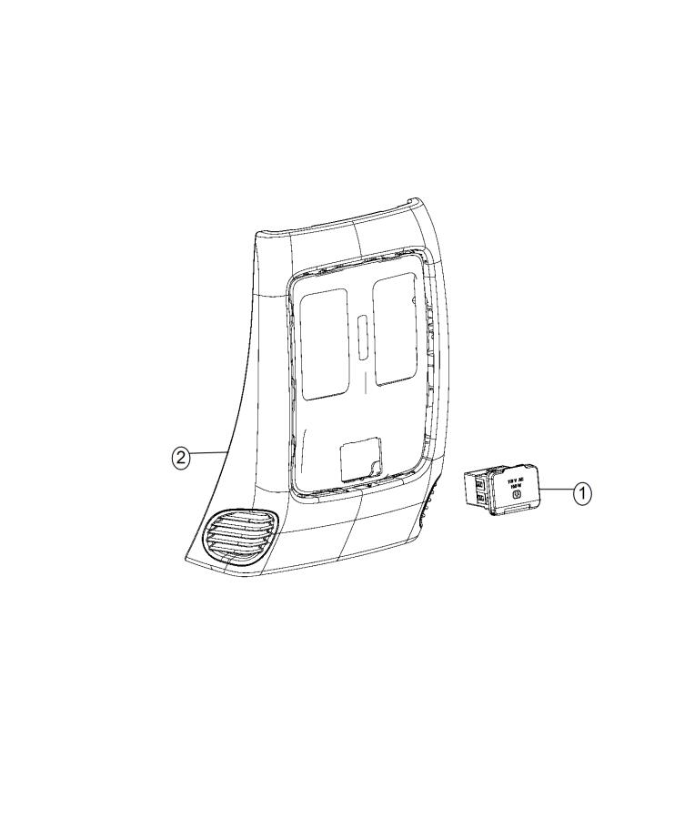 Diagram Power Inverter Outlet. for your 2000 Chrysler 300  M 