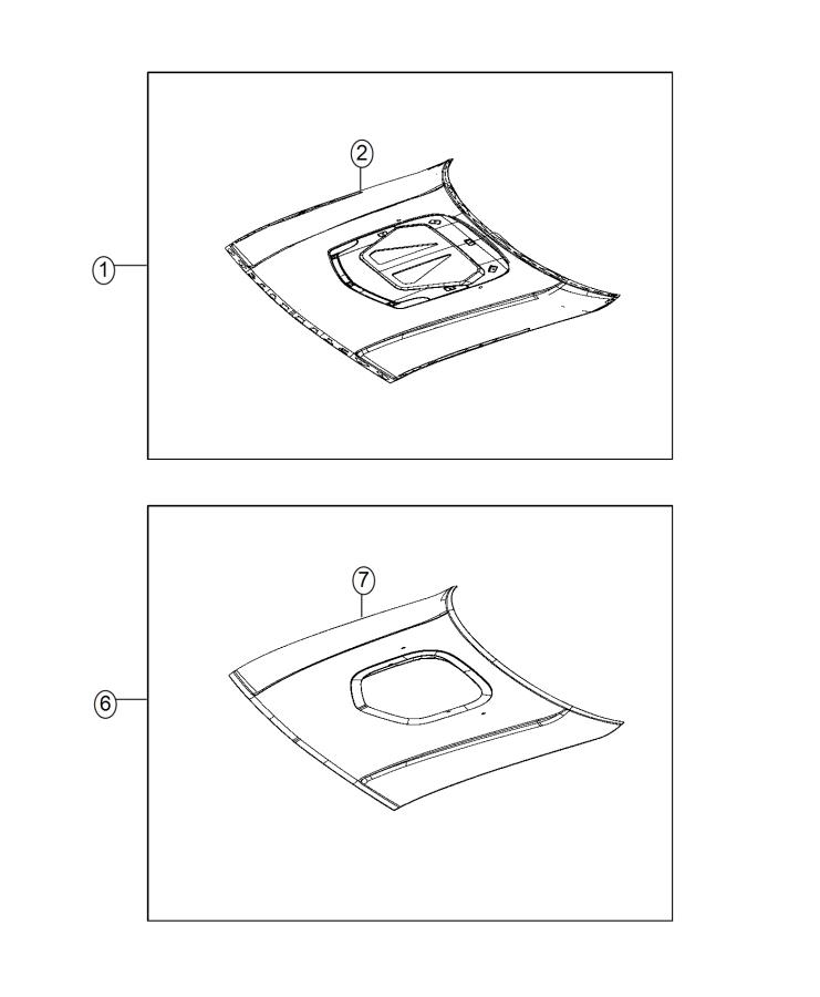 Diagram Hood Kit. for your Dodge