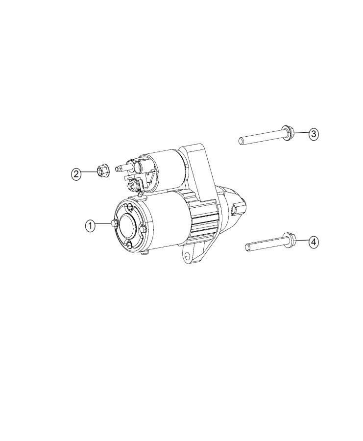 Diagram Starter And Related Parts. for your 2007 Dodge Grand Caravan   