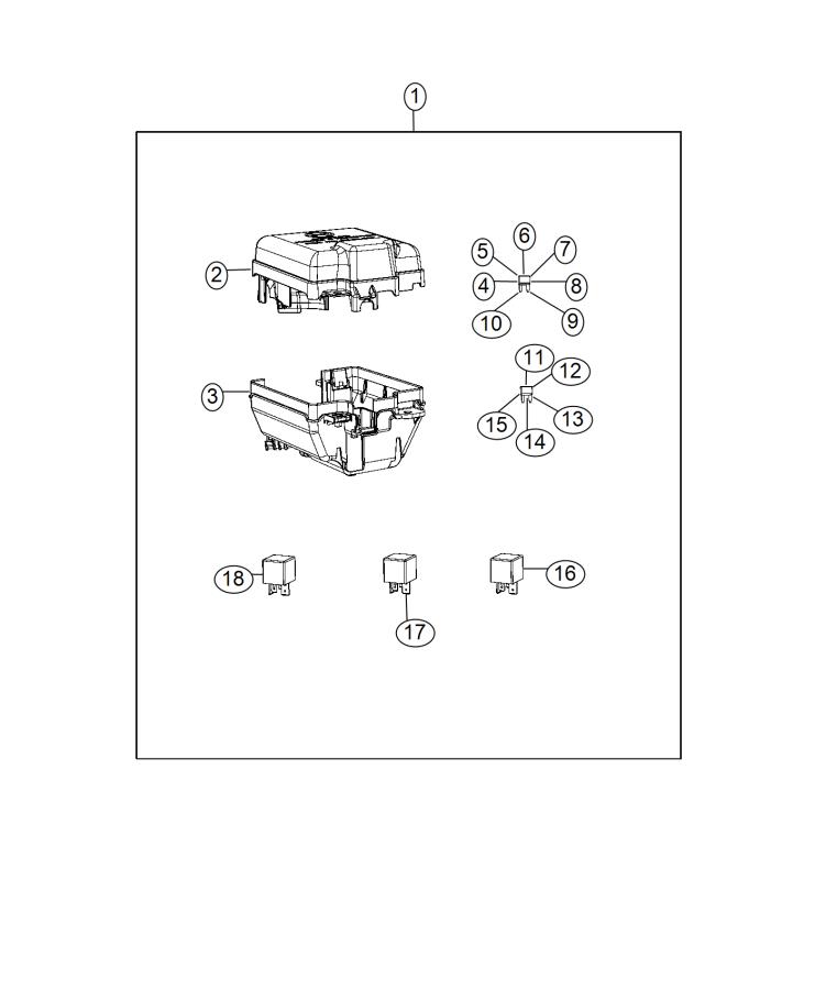 Power Distribution Center. Diagram