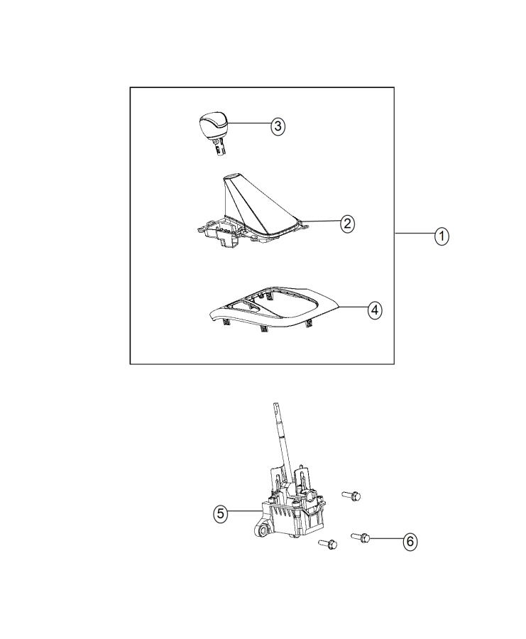 Diagram Gearshift controls. for your 2015 Ram ProMaster   