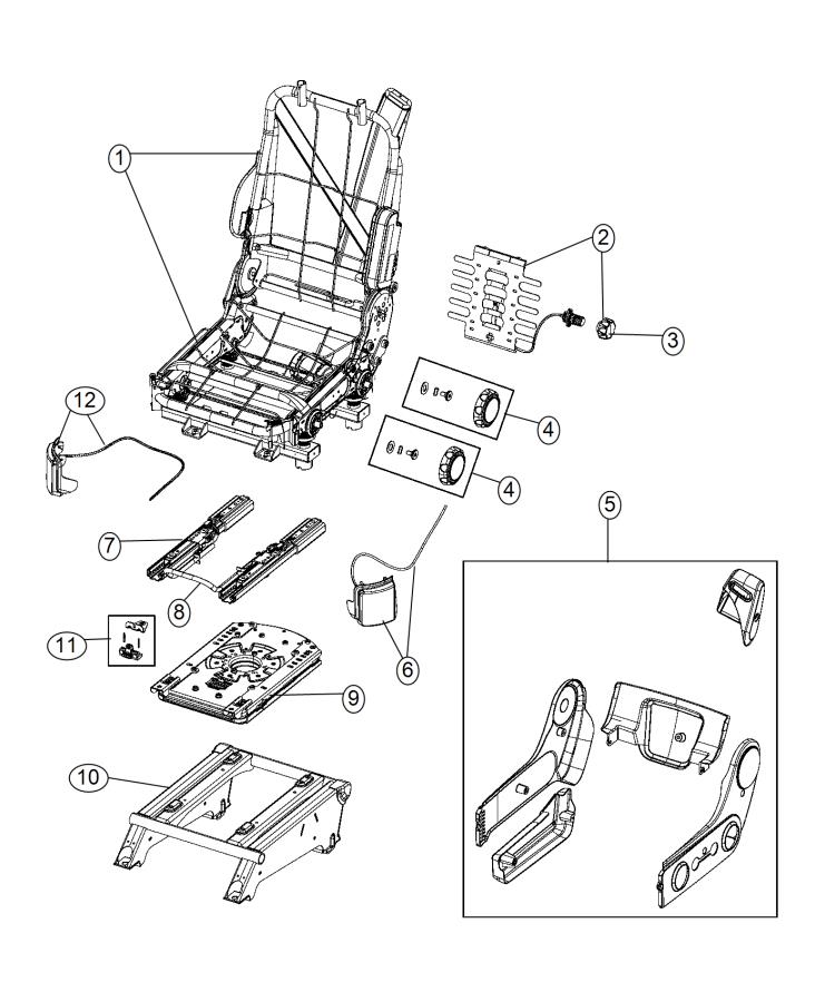 Adjusters, Recliners And Shields, Driver Swivel Seat, [CEA] Or [Driver Swivel Non-Interlock Seat]. Diagram