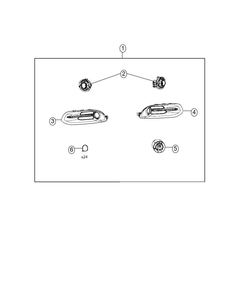 Fog Light Kit. Diagram